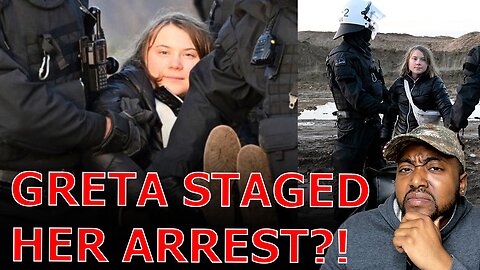 Greta Thunberg EXPOSED Staging Her Arrest After Antifa Climate Change Protest Against Coal Factory!