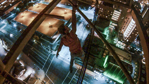 Insane Crane Hang In Los Angeles
