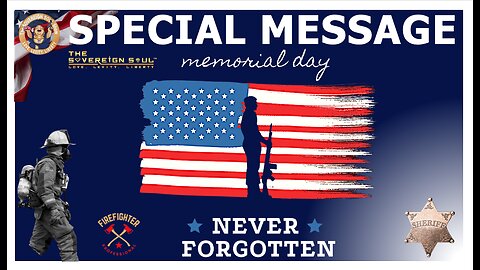 SPECIAL MESSAGE: "World Memorial Weekend" Honor ° Remember ° Pray