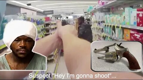 Body Cam: Officer Involved Shooting Man With A Gun In a Walgreens MODESTO PD - Oct 21-2020