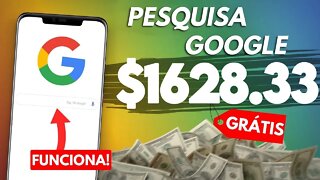 GOOGLE ESTÁ PAGANDO PARA VOCÊ RESPONDER PESQUISAS!