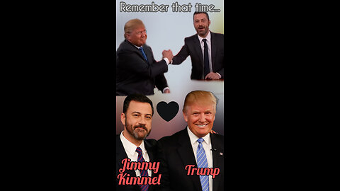 Remember that time... Trump & Kimmel