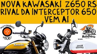 Nova Kawasaki Z 650 RS, rival da Royal Enfield Interceptor 650, vem ai