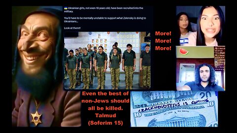 Jewnited Slaves Of Israel Sell Soul Currency So Jews Can Kill Christians In Ukraine Palestine USA