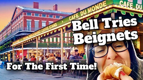 Bell Tries New Orleans Beignets For The First Time! | Cafe Du Monde
