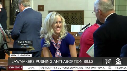 Nebraska lawmakers push three anti-abortion bills to dramatically change abortion laws in the state.