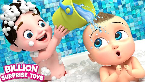 Baby's bubble bath song! Let's enjoy a perfect morning bath routine