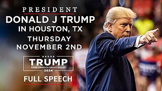 President Trump's Full Speech in Houston, TX (11/2/23)