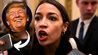 AOC Mocked by God and Man over Rain at Trump Bronx Rally