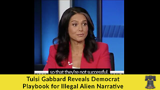 Tulsi Gabbard Reveals Democrat Playbook for Illegal Alien Narrative