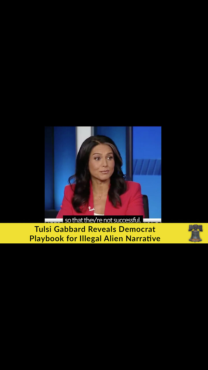 Tulsi Gabbard Reveals Democrat Playbook For Illegal Alien Narrative