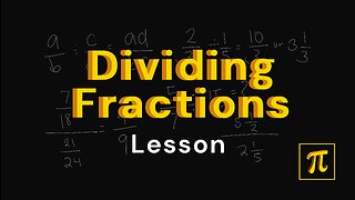How to DIVIDE Fractions? - It's easy, just use this formula!
