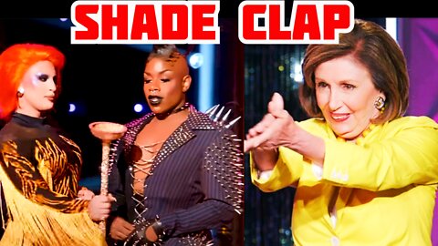 Nancy Pelosi Appears on RuPaul’s Drag Race, says "This Is What America Is All About" Shade Clap