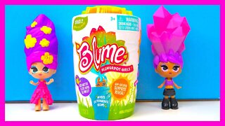 Blume Dolls Series 2 FlowerPot Girls Cute Surprise Reveals Toys Review in 4K
