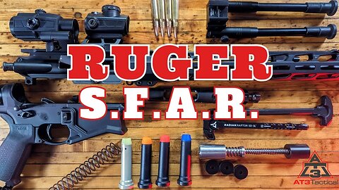 Ruger SFAR Review, Breakdown, Test Shooting & Buffer Weight Swap | AT3 Tactical | AR10 AR 10 AR15 A