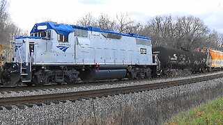 CSX Train Transports Brand New Refurbished Amtrak GP38-3