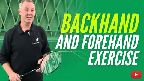 Backhand and Forehand Exercise - Badminton Lessons - Morten Frost and Flemming Quach (Basicfeather)