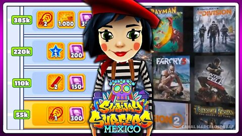 Subway Surfers Mexico Halloween 2021 | Serviço de Games da Ubisoft | Recorde com Coco