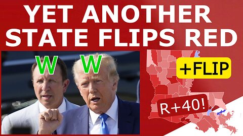 ANOTHER STATE FLIPS! - Republicans WIN Louisiana Outright, Overperforming by A LOT!