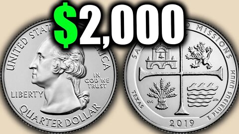 HURRY! IF YOU FIND THIS QUARTER YOU CAN GET $2,000 FOR THE COIN!