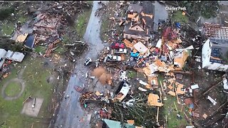 Devastating Aftermath From A Tornado In Wynne, Arkansas