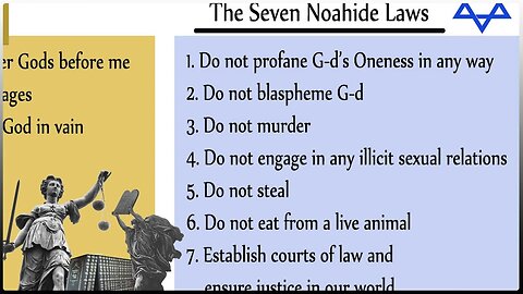 Noahide Law Overview: The Seven Noahide Laws