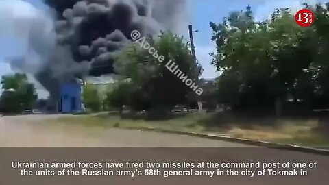 Ukrainian army fires missiles at Russian command post, military base in Zaporizhzhia