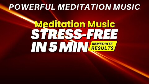 Meditation Music for Stress Relief, Anxiety & Depression: Find Your Inner Calm in 5 Minutes