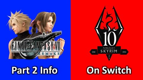 Skyrim Anniversary on Switch, FF7 Remake 2, Test Drive Delayed, WRC Generations, Polymega Dreamcast