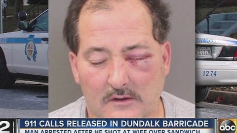 911 calls released in Dundalk barricade that began over a grilled cheese sandwich