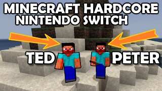 2-Player Minecraft HARDCORE Desert Island (Part 1) | Nintendo Switch | The Basement