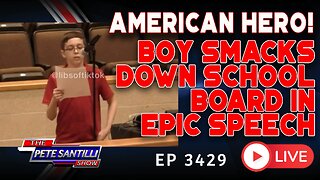 AMERICAN HERO! Boy Smacks Down School Board In Epic Speech | EP 3429-8AM