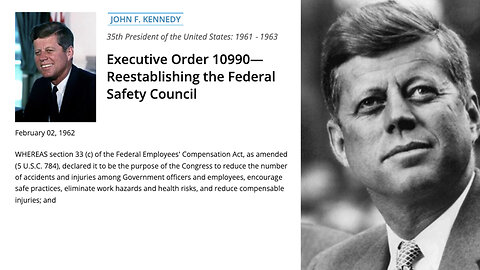 JFK | What Executive Orders Did John F. Kennedy Sign? Did JFK Sign Executive Orders to Gain Total Control Over the American Population? Don’t Believe It? READ the Signed Executive Orders Signed By JFK In the Description of This Video
