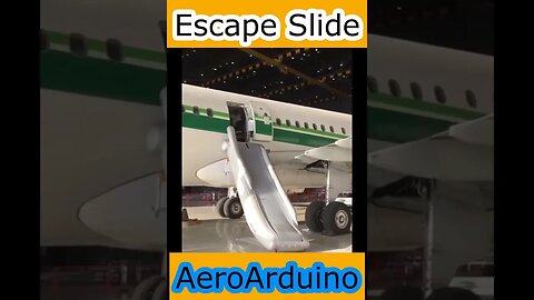 Watch Weird Escape Slide Sounds #Aviation #Flying #AeroArduino