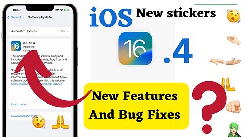 iOS 16.4 is Out - what's new ? || new stickers !
