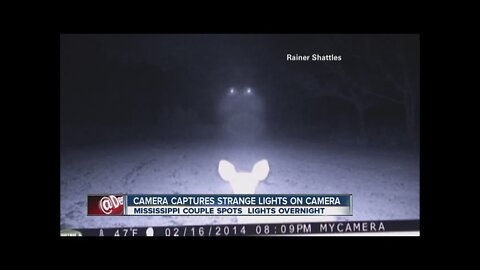 Camera captures STRANGE lights on camera!!