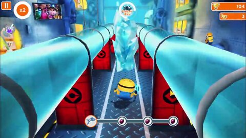 Despicable Me Minion Rush Level 11 - Smash 2 Frozen Objects