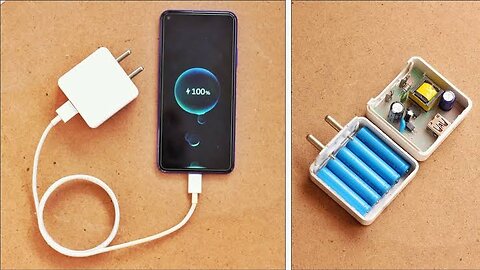 How To Make Charger + Power Bank Inverter 2023