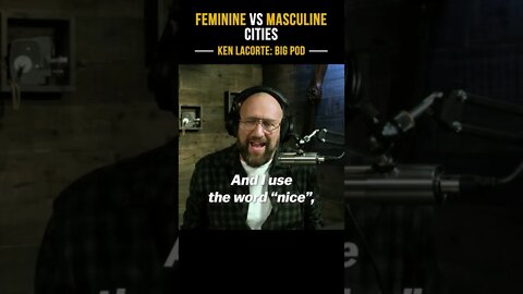 Feminine vs. masculine cities