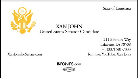 Xan John Senate Responses October 11th 2022 6PM Gonzales Louisiana