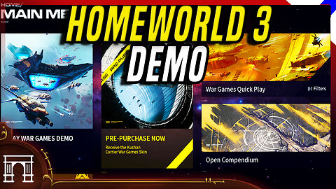 Homeworld 3 War Games Demo!