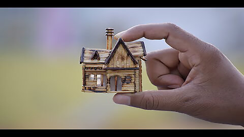 How To Make An Amazing Miniature House From Matchsticks | DIY
