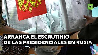 Arranca el escrutinio de las presidenciales en Rusia tras el cierre de los centros de votación