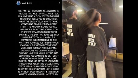 Kanye West, Candace Owens, Bob Marley's Grandaughter in White Lives Matter Tees!