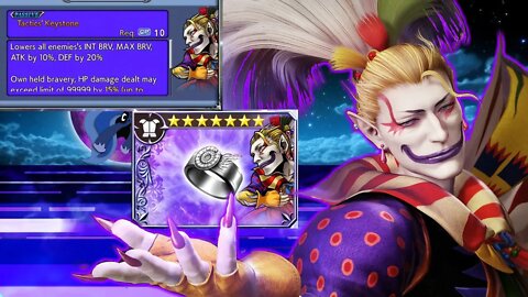 Kefka unleashes the power of his "Goddess Ring" Tactics Keystone / Final Fantasy: DOO