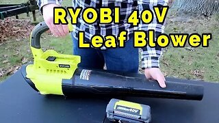 Ryobi 40V Leaf Blower Review