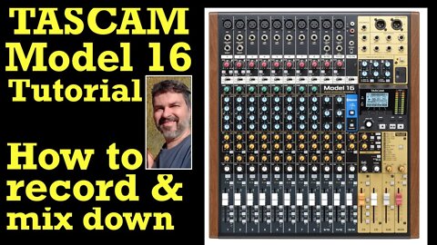 Tascam Model 12 16 24 Tutorial | Record and Mix a Song