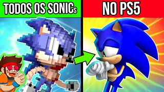 JOGUEI TODOS os SONICs Adventure 3 no Playstation 5