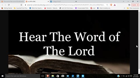 Hear the word of the Lord