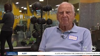 100 Year old Escondido man still works out regularly